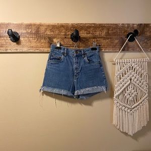 Route 66 High Waisted Denim Shorts